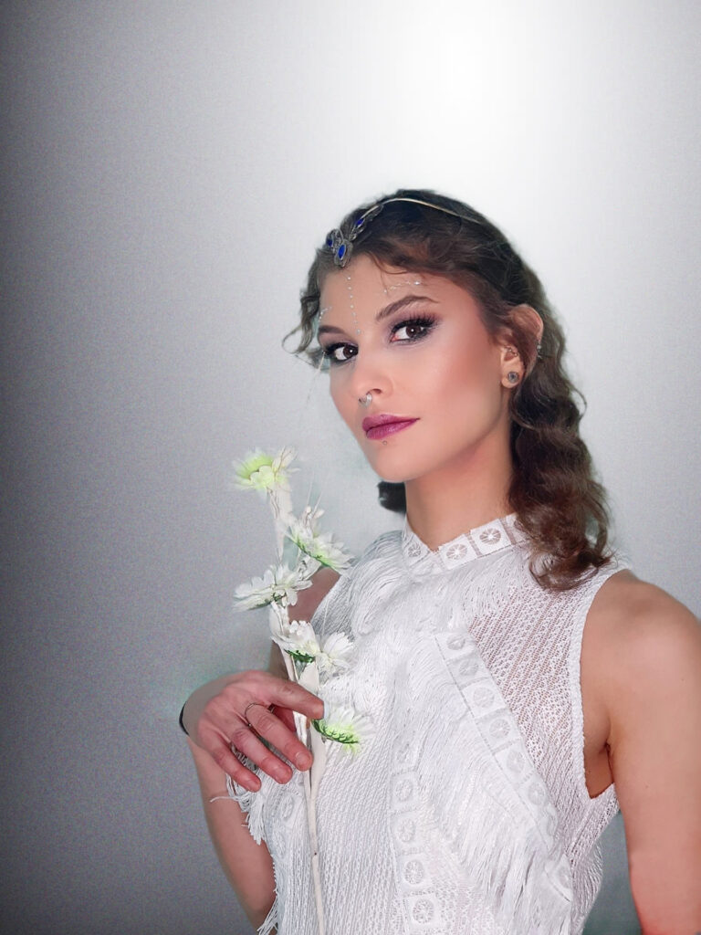 Maquillaje de novia - boda celta